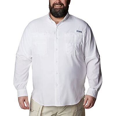 Columbia Herr PFG Tamiami långärmad fisketröja, vit, XX-Large Columbia Herr PFG Tamiami långärmad fisketröja, vit, XX-Large