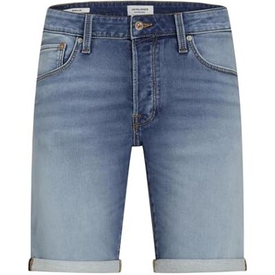 JACK & JONES herrshorts, Blå denim, L JACK & JONES herrshorts, Blå denim, L