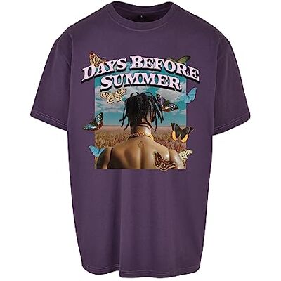 Tee Days Before Summer överdimensionerad T-shirt, Purplenight, L Tee Days Before Summer överdimensionerad T-shirt, Purplenight, L