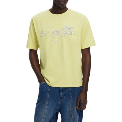 Desigual TS_Malaga T-shirt för män, grön, S Desigual TS_Malaga T-shirt för män, grön, S