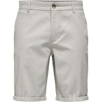 Only & Sons ONSPETER Dobby 0058 shorts NOOS, Kalksten, L Only & Sons ONSPETER Dobby 0058 shorts NOOS, Kalksten, L