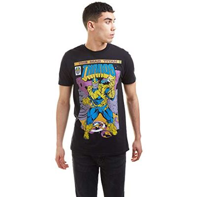 Marvel Thanos Snap T-shirt, herr, svart, X-Large (76-pack), Svart, XL Marvel Thanos Snap T-shirt, herr, svart, X-Large (76-pack), Svart, XL