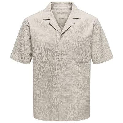Only & Sons Onseye Resort Seers 009 Shirt Noos, Silverfoder, XXL Only & Sons Onseye Resort Seers 009 Shirt Noos, Silverfoder, XXL