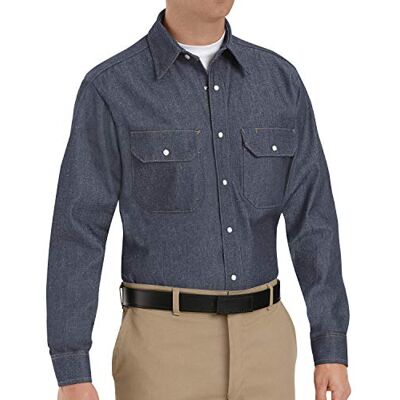 Red Kap Röd Kap Deluxe denim t-shirt för män Red Kap Röd Kap Deluxe denim t-shirt för män