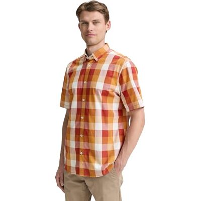 TOM TAILOR herrskjorta, 37892 – röd stor kontroll, XXL TOM TAILOR herrskjorta, 37892 – röd stor kontroll, XXL