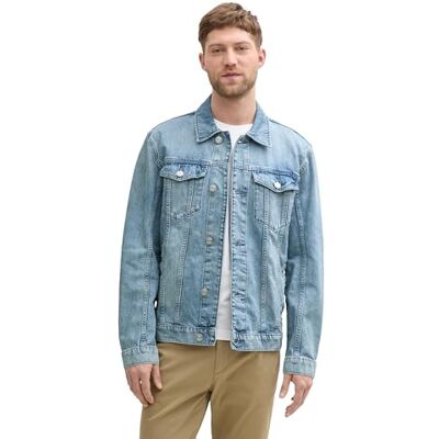 TOM TAILOR herr 1044967 jeansjacka, 10140-Ssuper Stone Blue Denim, L, 10140 – Super Stone Blue Denim, L TOM TAILOR herr 1044967 jeansjacka, 10140-Ssuper Stone Blue Denim, L, 10140 – Super Stone Blue Denim, L