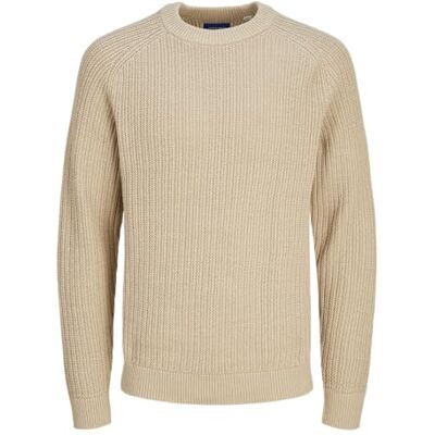 JACK & JONES JACK&JONES Jorcody Knit Crew Neck, Humus, S JACK & JONES JACK&JONES Jorcody Knit Crew Neck, Humus, S