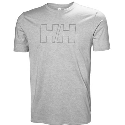 Helly Hansen HH Tech logo T-shirt vandringsskjorta, grå, XXL herr, Färg: grå, XXL Helly Hansen HH Tech logo T-shirt vandringsskjorta, grå, XXL herr, Färg: grå, XXL