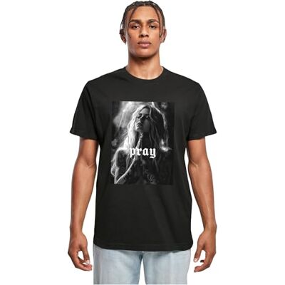 Tee herr-t-shirt, 100% bomull, svart, L, svart, L Tee herr-t-shirt, 100% bomull, svart, L, svart, L