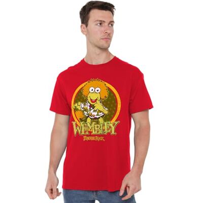 Jim Henson - Fraggle Rock Fraggle Rock Wembley Circle Unisex T-shirt, Röd, Stor, Röd, L Jim Henson - Fraggle Rock Fraggle Rock Wembley Circle Unisex T-shirt, Röd, Stor, Röd, L