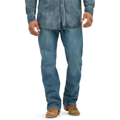 Wrangler herr retro avslappnad passform stövel skärning jeans, True Blue, 36W x 30L Wrangler herr retro avslappnad passform stövel skärning jeans, True Blue, 36W x 30L