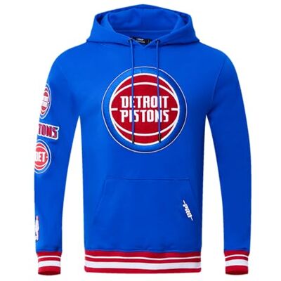 Pro Standard herr NBA Retro Classics M Rib FLC Po huvtröja huvtröja, kungsblå/röd, medium, Kungsblå/röd, M Pro Standard herr NBA Retro Classics M Rib FLC Po huvtröja huvtröja, kungsblå/röd, medium, Kungsblå/röd, M