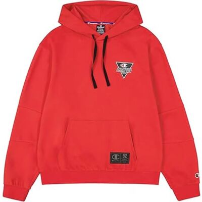 Champion Legacy Modern Sport (220363) Poly-Cotton Rain Interlock Huvtröja, Vermilion (CRD), L herr FW24, Vermiglione (Crd), L Champion Legacy Modern Sport (220363) Poly-Cotton Rain Interlock Huvtröja, Vermilion (CRD), L herr FW24, Vermiglione (Crd), L