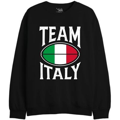 REPUBLIC OF CALIFORNIA "Team Italy" UXREPCZSW048 sweatshirt herr, svart, storlek L, svart, L REPUBLIC OF CALIFORNIA "Team Italy" UXREPCZSW048 sweatshirt herr, svart, storlek L, svart, L