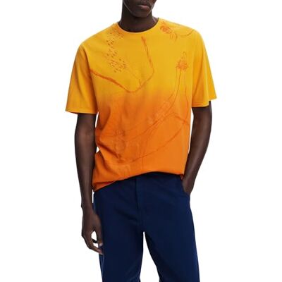 Desigual TS_Martin T-shirt för män, Vit, L Desigual TS_Martin T-shirt för män, Vit, L