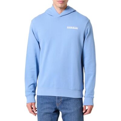 Napapijri Baley Hoodie Light Blue, Blå, L Napapijri Baley Hoodie Light Blue, Blå, L