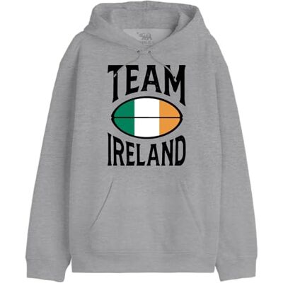 REPUBLIC OF CALIFORNIA "Team Ireland" UXREPCZSW038 Sweatshirt för män, grå melange, storlek XS, Melange grå, XXL REPUBLIC OF CALIFORNIA "Team Ireland" UXREPCZSW038 Sweatshirt för män, grå melange, storlek XS, Melange grå, XXL