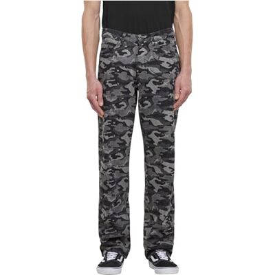 Urban Classics mäns Laser Camo tryckta jeans byxor, blacklaser camo, 40 SE Urban Classics mäns Laser Camo tryckta jeans byxor, blacklaser camo, 40 SE