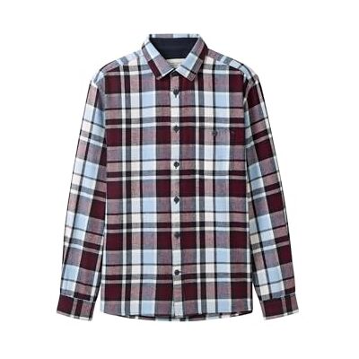 TOM TAILOR herrskjorta, 36680 – lila twill kontroll, L TOM TAILOR herrskjorta, 36680 – lila twill kontroll, L