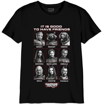 Marvel T-shirt för pojkar, svart, 8 �r Marvel T-shirt för pojkar, svart, 8 �r