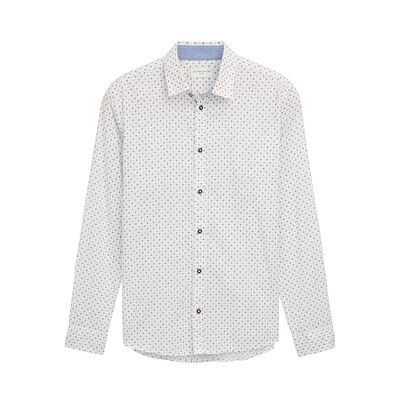 TOM TAILOR herrskjorta, 37886 – offwhite minimal design, 3XL TOM TAILOR herrskjorta, 37886 – offwhite minimal design, 3XL