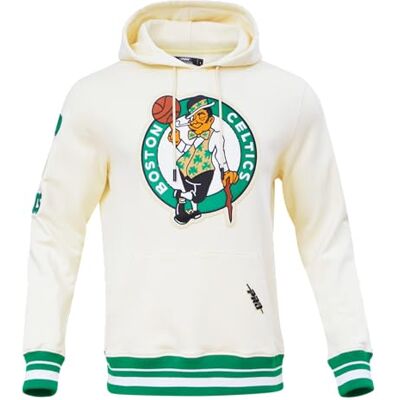 Pro Standard herr NBA retro klassiker M Rib FLC Po huvtröja sweatshirt med huva, äggskal/Kelly Green, XL, Äggskal/Kelly Green, XL Pro Standard herr NBA retro klassiker M Rib FLC Po huvtröja sweatshirt med huva, äggskal/Kelly Green, XL, Äggskal/Kelly Green, XL