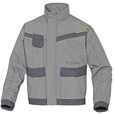 Deltaplus Delta Plus MCVE2GRGT Mach2 Corporate arbetsjacka av Ripstop polyester/bomull, ljusgrå/mörkgrå, storlek L, 10 stycken Deltaplus Delta Plus MCVE2GRGT Mach2 Corporate arbetsjacka av Ripstop polyester/bomull, ljusgrå/mörkgrå, storlek L, 10 stycken