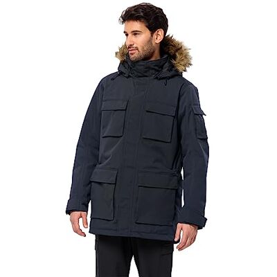 Jack Wolfskin Glacier Canyon Parka jacka, nattblå, XXL herr Jack Wolfskin Glacier Canyon Parka jacka, nattblå, XXL herr