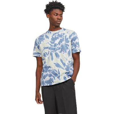 JACK & JONES JPRBLAPALMA AOP SS Tee Crew Neck SN, Grön bläck, S JACK & JONES JPRBLAPALMA AOP SS Tee Crew Neck SN, Grön bläck, S