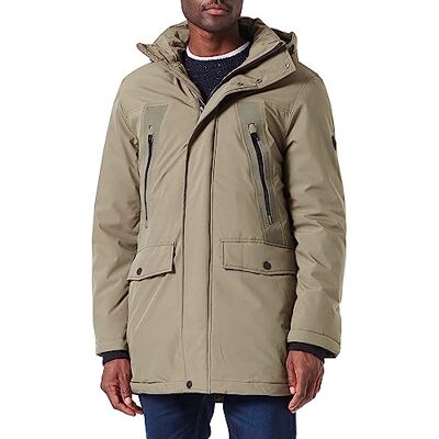 TOM TAILOR Herr Parka med huva 1033673, 10415 Dusty Olive Green, XL TOM TAILOR Herr Parka med huva 1033673, 10415 Dusty Olive Green, XL