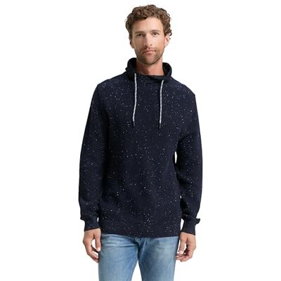 TOM TAILOR herrtröja, 36966 – Navy Melange Neps, XL TOM TAILOR herrtröja, 36966 – Navy Melange Neps, XL