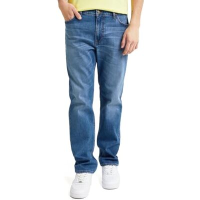 Lee West Fade Out Jeans för män, Färgade ut, 33W x 34L Lee West Fade Out Jeans för män, Färgade ut, 33W x 34L