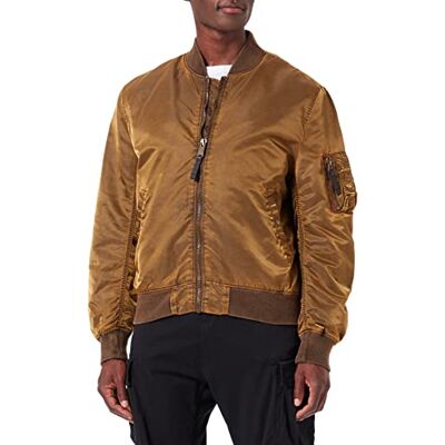 Alpha Industries MA-1 VF LW Battlewash Bomberjacka för män Washed Orange Alpha Industries MA-1 VF LW Battlewash Bomberjacka för män Washed Orange