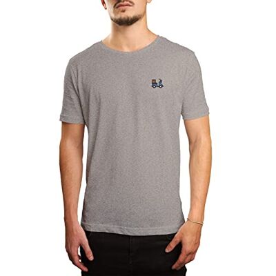 Green Fish Men's DE-GF-TS-006468 T-shirt, grå, XL Green Fish Men's DE-GF-TS-006468 T-shirt, grå, XL