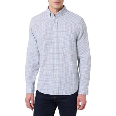 GANT REG Classic POPLIN Micro Check, Grön, XXL GANT REG Classic POPLIN Micro Check, Grön, XXL