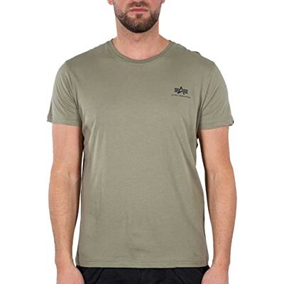 Alpha Industries T-tröja med ryggtryck för män Olive/Black Alpha Industries T-tröja med ryggtryck för män Olive/Black