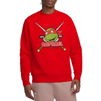 Mutant Turtles Tmnt Raphael Since 1984 Crew Sweatshirt, Röd, Medium, Röd, M Mutant Turtles Tmnt Raphael Since 1984 Crew Sweatshirt, Röd, Medium, Röd, M