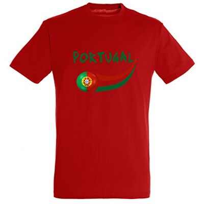 Supportershop T-Shirt Portugal herr röd Medium Supportershop T-Shirt Portugal herr röd Medium