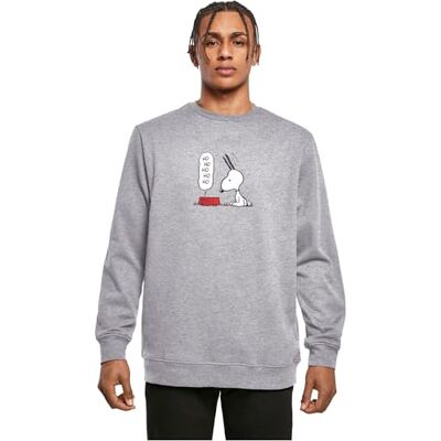 MERCHCODE Man Crewneck Peanuts Hungry Snoopy Basic Crewneck, normal passform, S, Grå ljung, S MERCHCODE Man Crewneck Peanuts Hungry Snoopy Basic Crewneck, normal passform, S, Grå ljung, S