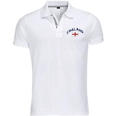 Supportershop Unisex_vuxen polo rugby fiskare blanc S tröja, vit, S Supportershop Unisex_vuxen polo rugby fiskare blanc S tröja, vit, S