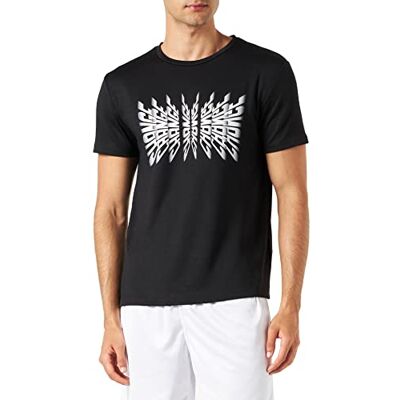 Koton herr sport t-shirt slogan tryck rundhals kurzarm, Schwarz (999), XL Koton herr sport t-shirt slogan tryck rundhals kurzarm, Schwarz (999), XL