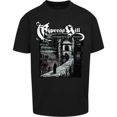 Cypress Hill Temples of Boom-Tee Oversize T-shirt för män, Svart, XL Cypress Hill Temples of Boom-Tee Oversize T-shirt för män, Svart, XL