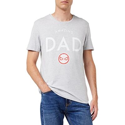 Marvel Herr Memarcots230 t-shirt, gråmelerad, L Marvel Herr Memarcots230 t-shirt, gråmelerad, L