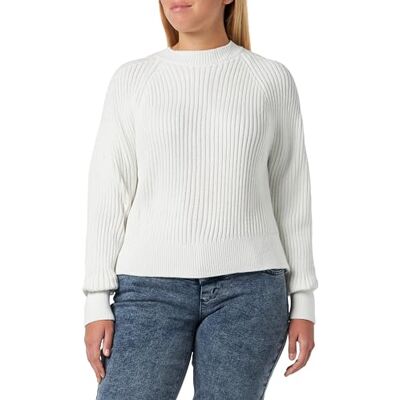Mavi Crew Neck Sweat; tofu, Beige, XL Mavi Crew Neck Sweat; tofu, Beige, XL