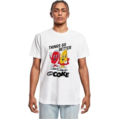 MERCHCODE Herr utan krage T-shirt, vit, XL, Vit, XL MERCHCODE Herr utan krage T-shirt, vit, XL, Vit, XL
