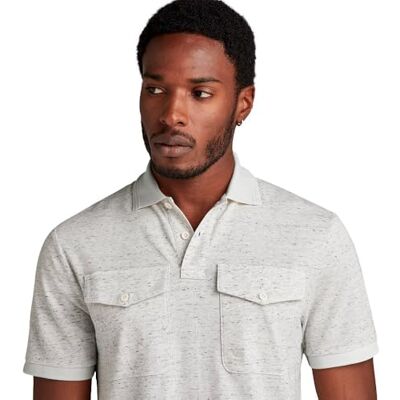 G-STAR RAW Dunda Pocket Polo, Flerfärgad (Milk Htr D24362-d565-971), L G-STAR RAW Dunda Pocket Polo, Flerfärgad (Milk Htr D24362-d565-971), L