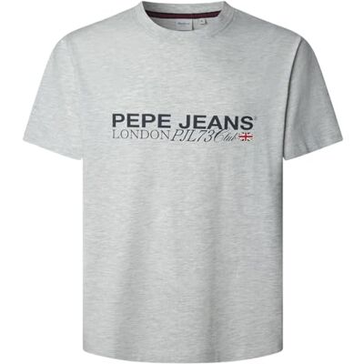 Pepe Jeans herr Matthew T-Shirt, grå (ljusgrå marl), XS, Grå (Ljusgrå Marl), XS Pepe Jeans herr Matthew T-Shirt, grå (ljusgrå marl), XS, Grå (Ljusgrå Marl), XS
