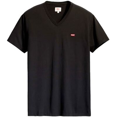 Levi's Original Housemark V-Neck T-Shirt herr, Mineral Black, XS Levi's Original Housemark V-Neck T-Shirt herr, Mineral Black, XS