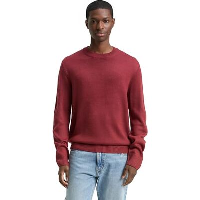 TOM TAILOR Denim herrtröja, 23853 – Burnt Russet, XS TOM TAILOR Denim herrtröja, 23853 – Burnt Russet, XS