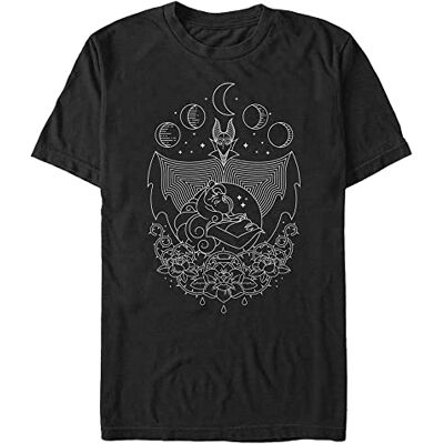 Disney Unisex Sleeping Beauty Maleficent Geo Line ekologisk kortärmad t-shirt, svart, L, svart, L Disney Unisex Sleeping Beauty Maleficent Geo Line ekologisk kortärmad t-shirt, svart, L, svart, L